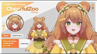 【Showcase】CheerfulZoo Live2D Model