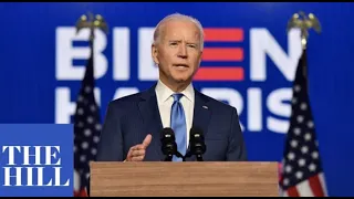 JUST IN: President-elect Joe Biden touts "Build Back Better" jobs plan