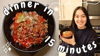 my go-to lazy girl meal for when I'm too tired to cook | egg roll in a bowl in LESS THAN 15 MINUTES