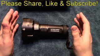 Nitecore TM16GT flashlight review!