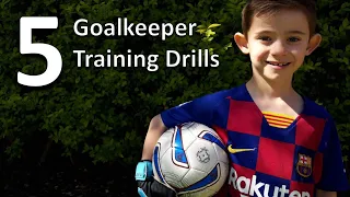 V8. 5 Goalkeeper Training Drills for Kids.  Football Coaching for Kids