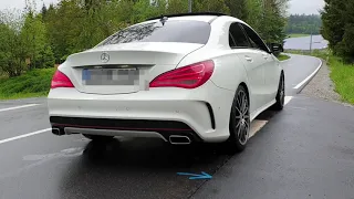 Mercedes Benz CLA 250 Sport Exhaust Sound and Acceleration