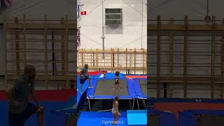 Back handspring || фляк #shorts