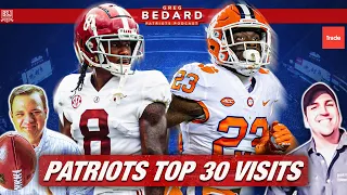 Pre-Draft Visits & Receiver Conundrum for Patriots | Greg Bedard Patriots Podcast