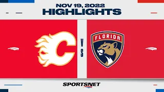 NHL Highlights | Flames vs. Panthers - November 19, 2022