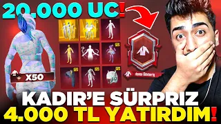 KADİRE BÜYÜK SÜRPRİZ! HESABINA 4000 TL YATIRDIM! MUMYA İÇİN TÜM PARAMI BASTIM! PUBG Mobile