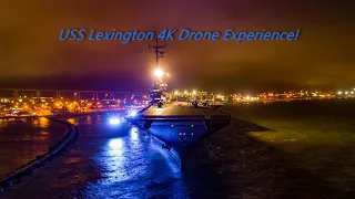 USS Lexington 4K Drone Experience!