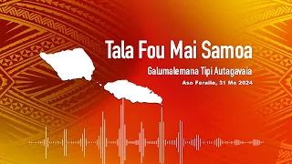 Radio Samoa - News from Samoa (31 MAY 2024)