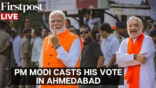 PM Modi LIVE: PM Modi Casts his Vote for General Elections 2024 in Gujarat, India