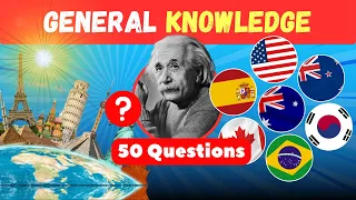 How Smart are You General Knowledge Quiz | 50 Questions | #quizchallenge #generalknowledgequestions
