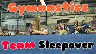 Haunted Gymnastics Team Sleepover| Rachel Marie