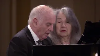 Martha Argerich & Daniel Barenboim - Mozart Sonata K.521 in C Major (2021)