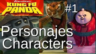 #1 PERSONAJES KUNG FU PANDA  / CHARACTERS KUNG FU PANDA