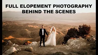 FULL ELOPEMENT PHOTOGRAPHY BEHIND THE SCENES IN JOSHUA TREE