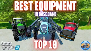 THE BEST EQUIPMENT (Base Game) - Farming Simulator 22