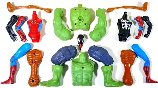 AVENGERS ASSEMBLE TOYS - SPIDER-MAN, VENOM, HULK, SIRENHEAD - MARVEL SUPERHEROES ACTIONFIGURE TOYS