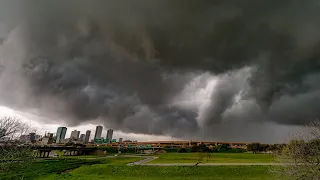 Prolific hail and Tornado near Downtown Fort Worth! 03-16-23