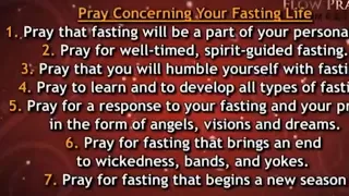 FLOW Prayers Concerning Your Fasting Life