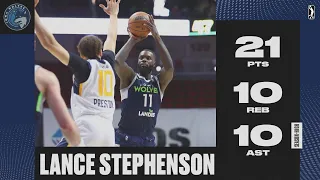 Lance Stephenson Drops Impressive 21 PTS, 10 REB, & 10 AST Triple-Double In Iowa Win!