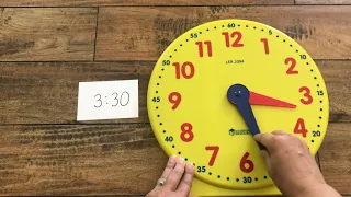 Telling Time on the Half Hour for Preschool