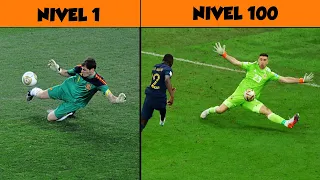 Parada De Nivel 1 vs Parada De Nivel 100 in FOTBAL !