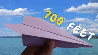 Paper Planes That Fly 700 Feet Origami Plane That Fly Distant | Tutorial paper Airplane