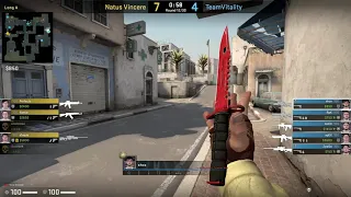 CS:GO POV Demo Vitality Shox (25/12) vs Na'Vi (de_dust2)