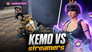 India's TOP 70 Close Encounter KEMO vs Streamer | BGMI 🔱