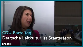 Interview mit Serap Güler u.a. zur "Leitkultur" beim CDU-Parteitag am 07.05.24