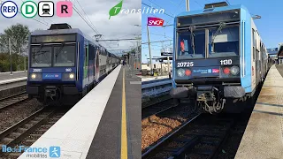 RER D [4K] Compilation n°8 de Z20500 Transilien,IDFM et hybride