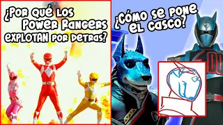 ¿Por qué los Power Rangers Explotan por detrás? y Cómo el perro de SPD se pone el casco