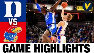 #7 Duke vs #6 Kansas | 2022 College Basketball Highlights