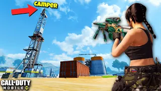 PARKER vs CAMPER on TALLEST BUILDING in BLACKOUT! | COD MOBILE | SOLO VS SQUADS