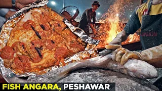 Fish Angara in Peshawar | Unique Recipe | Taraskoon Fish Point Restaurant | Street Food Pakistan