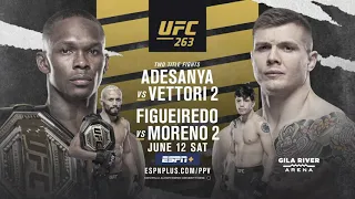 UFC 263 Adesanya vs Vettori 2  Two Championship Rematches on June 12