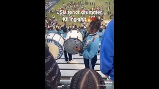 Hbcu band comedy JSU tenor drum going off 🔥