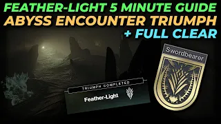 Feather-Light Made Easy - Abyss Triumph Guide - Crota's End [Destiny 2]
