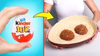طريقة صنع نسخة عملاقة من بيضة كيندر جوي