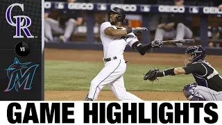 Rockies vs. Marlins Game Highlights (6/08/21) | MLB Highlights