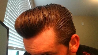 How to Style a Full Pompadour with Thick Wavy Hair. Murray's Pomade