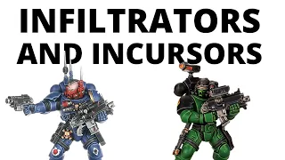 Infiltrators and Incursors in Warhammer 40K 10th Edition - Primaris Space Marines Unit Review