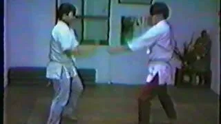 Seiko Toyama sensei Kumite 1986, middle part.