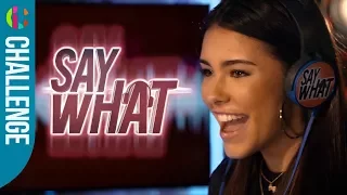 Madison Beer funny SAY WHAT!? challenge