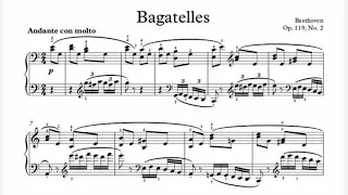 Beethoven Bagatelle Op 119 No 2