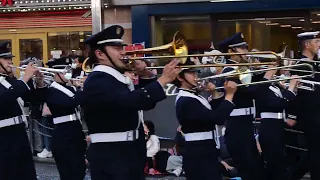 2022年　横須賀パレード　防衛大学校　吹奏楽部　儀じょう隊