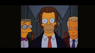 Homer Simpson American Psycho edit