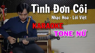 Tình Đơn Côi - Karaoke Tone Nữ - Karaoke NBC