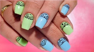 Легкий лунный дизайн Топ удивительный дизайн ногтей  Nail art design