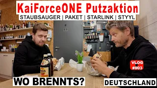 #903 Was ein Dreck! Putzaktion KaiForceONE | Neuer Staubsauger POWERCLEANY & Test | Starlink