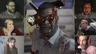 "Реакции Летсплейщиков" на Убийство Копа из Resident Evil 7